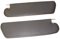 64-65 Chevelle Coupe / El Camino Sunvisors Black Special Order Colors Available White, Red, Light Blue And Aqua