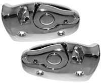 64-65 Chevelle Convertible Sunvisor Supports Chrome Base Used To Support The Sunvisor LH & RH Import
