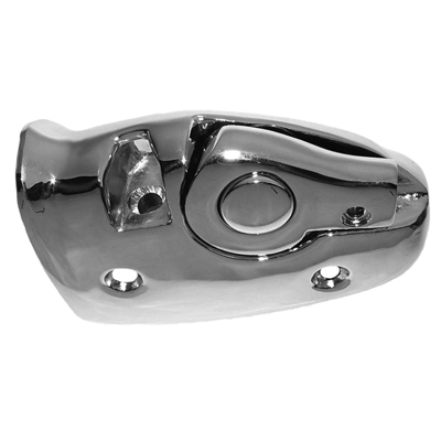 64-65 Chevelle Convertible Sunvisor Supports Chrome Base Used To Support The Sunvisor LH US Made