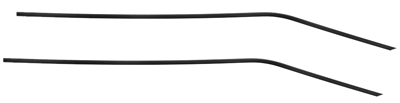 64-65 Chevelle 2 Door Wagon Headliner Side Molding Windlace Kit, Fits Rear Side Window