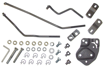 64-68 Chevelle / El Camino Hurts 4 Speed Install Kits Fits Muncie Mounting Plate, Linkage, Levers & Hardware