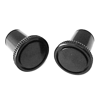 64-66 Chevelle / El Camino  Fresh Air Vent Cable Knobs, Pair, Black