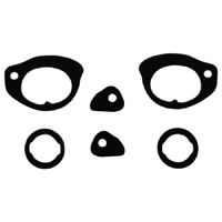 64-67 Chevelle / El Camino Door Handle And Lock Gaskets For Outer And Inner Door Handles