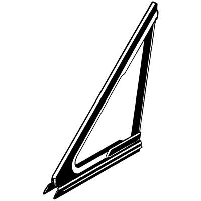 64-67 El Camino / Chevelle Sedan Vent Window Weatherstrip