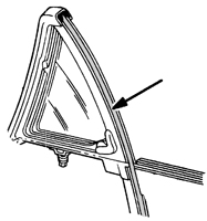64-65 Chevelle Coupe or Convertible Front Door Window Glass Run Channel Strip