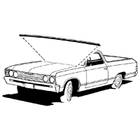 64-67 Chevelle / El Camino Hood To Cowl Seal