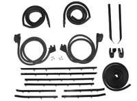 64 Chevelle Coupe Weatherstrip Kit, Original Style Window Felts