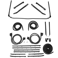 64 Chevelle Convertible Weatherstrip Kit, Reproduction Style