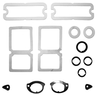 64 El Camino Paint Seal Gasket Set Includes Door Handle Seal, Outside Mirror Gasket Door, Lock Gasket, Parklight Lens Ga