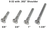 64-72 Chevelle / El Camino Universal Chrome Lens Screws 1-3/8