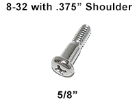 64-72 Chevelle / El Camino Universal Chrome Lens Screws 1-3/8