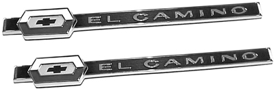 64 El Camino Quarter Panel Emblems 
