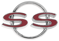 64 Chevelle Rear Panel Emblem Circle SS