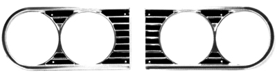 64 Chevelle  / El Camino Headlight Bezels