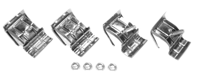 64-67 El Camino Top of Tailgate Molding Clip Kit