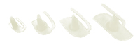 Universal Push In Clips, Plastic, 1-3/4 Long
