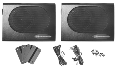 64-87 Chevelle / El Camino Under Seat Speakers 200 Watt 5.5