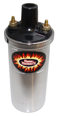 64-74 Chevelle / El Camino High Perfomance Flame Thrower 2 Coil  0.6 OHM Chrome