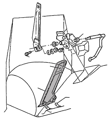 64-67 Chevelle / El Camino Accelerator Pedal Rubber