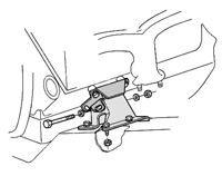 64-72 Chevelle / El Camino Motor Mount to Frame Mount Bolt Kit, Phoshate ( Black-Gray )