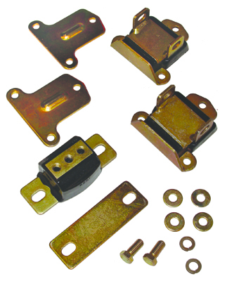 64-72 Chevelle / El Camino Polyurethane Motor & Transmission Mount Set 2-5/8 Spacing