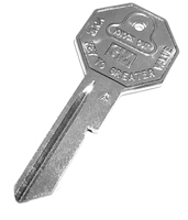 64-66 Chevelle / El Camino Original Style Octagon Key Blank