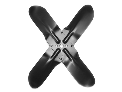 64-66 Chevelle / El Camino Non Clutch Black 4 Blade Fan Blade