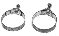 64-87 Chevelle / El Camino Hose Clamps 2-1/16