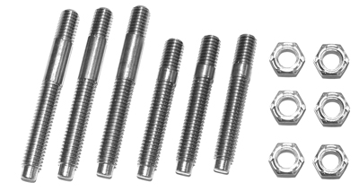 64-78 Chevelle / El Camino Original Black Finish Exhaust Manifold To Head Pipe Studs