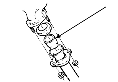 64-74 Chevelle / El Camino Exhaust Manifold Headpipe Extension 2-1/2 OD Supports The Main Headpipe Donut Gasket