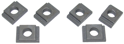 64-72 Chevelle / El Camino Square Nut Insert 6 Pieces 5/16-18, 49 X 69  X 21 Thick GM# 9418785