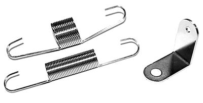 64-87 Chevelle / El Camino Throttle Return Dual Spring & Bracket, Chrome, Universal