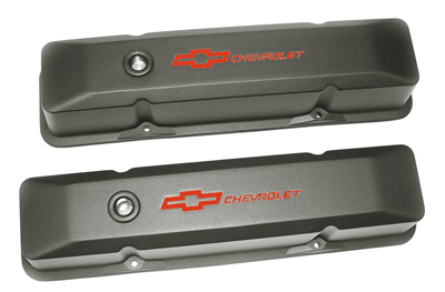 64-72 Chevelle / El Camino Blacki Aluminum Valve Covers Small Block Cast With Drippers