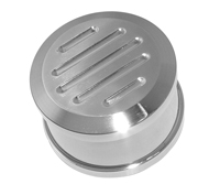 64-72 Chevelle / El Camino Ball Milled Top Push In Breather Cap Polished Aluminum