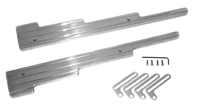 64-72 Chevelle / El Camino Spark Plug Wire Looms - Ball Milled, Small Block / Big Block, Polished Aluminum