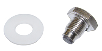 64-78 Chevelle / El Camino Chrome Magnectic Oil Drain Plug With Plastic Gasket