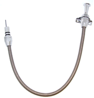 64-78 Chevelle / El Camino Transmission Oil Dipstick And Tube Powerglide Braided Stainless Steel, 29