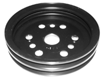 64-68 Chevelle / El Camino Small Block 2 Groove Crankshaft Pulleys 6-3/4