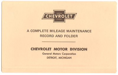 64-72 Maintenance Schedule Folder