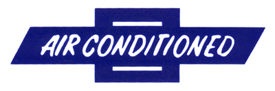 Air Conditioning Window Decal