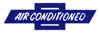64-66 Air Conditioning Window Decal