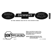 64-68 Chevelle/El Camino Owners Manual Storage Bag