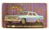 64 Chevelle / El Camino Accessory / Custom Feature Brochure