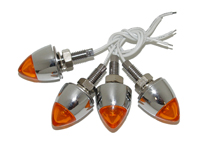 Chevelle / El Camino Lighted License Plate Bullets 4 Pieces, Amber