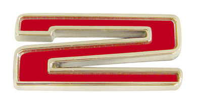 64-87 Chevelle / El Camino Universal Fender Emblem Number 2 Red