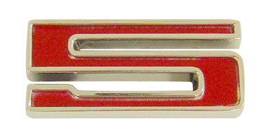 64-87 Chevelle / El Camino Universal Fender Emblem Number 5 Red