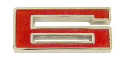 64-87 Chevelle / El Camino Universal Fender Emblem Number 6 Red