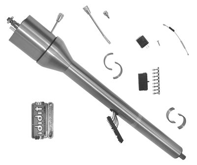 64-65 Chevelle / El Camino Paintable Steel Tilt Column, Floor Shift