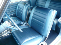 65 Chevelle & El Camino Seat Upholstery Black For Buckets & Coupe Rear Special Order Colors Available Red, Light Blue Fa