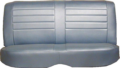 65 Chevelle & El Camino Seat Upholstery Black For Front Bench 4 door Sedan & Wagon Special Order Colors Available Red,